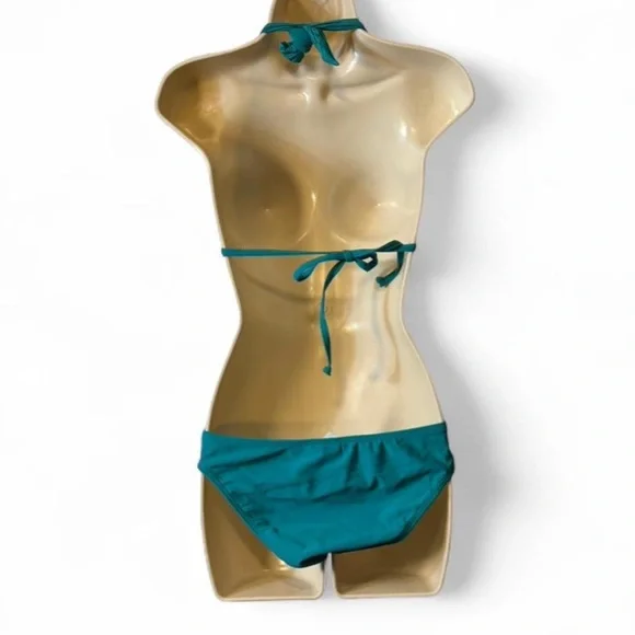 Teal Rhinestone Bikini - Picture 4 of 12